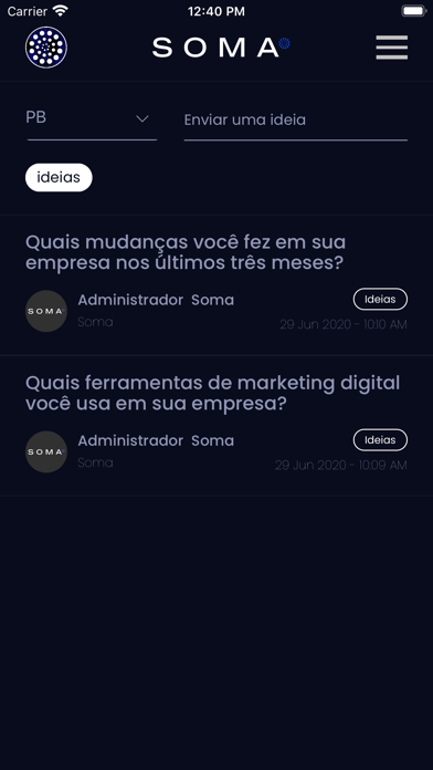 Seja Soma Screenshot