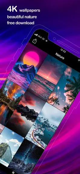 Game screenshot Nature Wallpapers Purple Blue mod apk