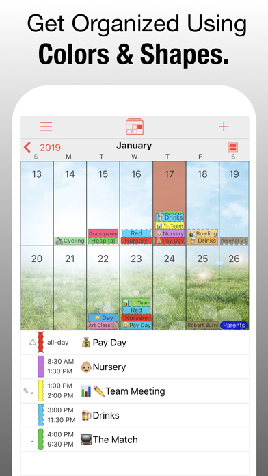 PocketLife Calendar Screenshot