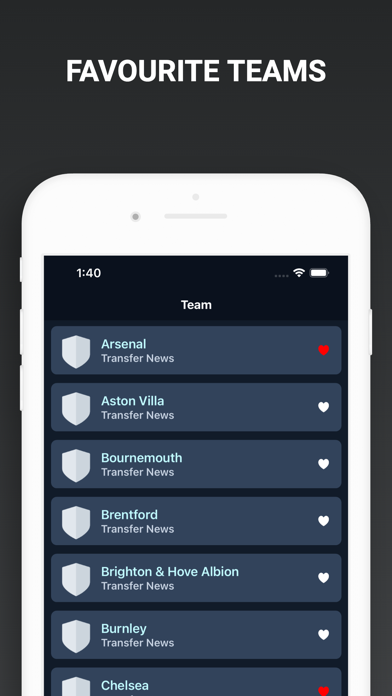 England Football Transfer News Screenshot