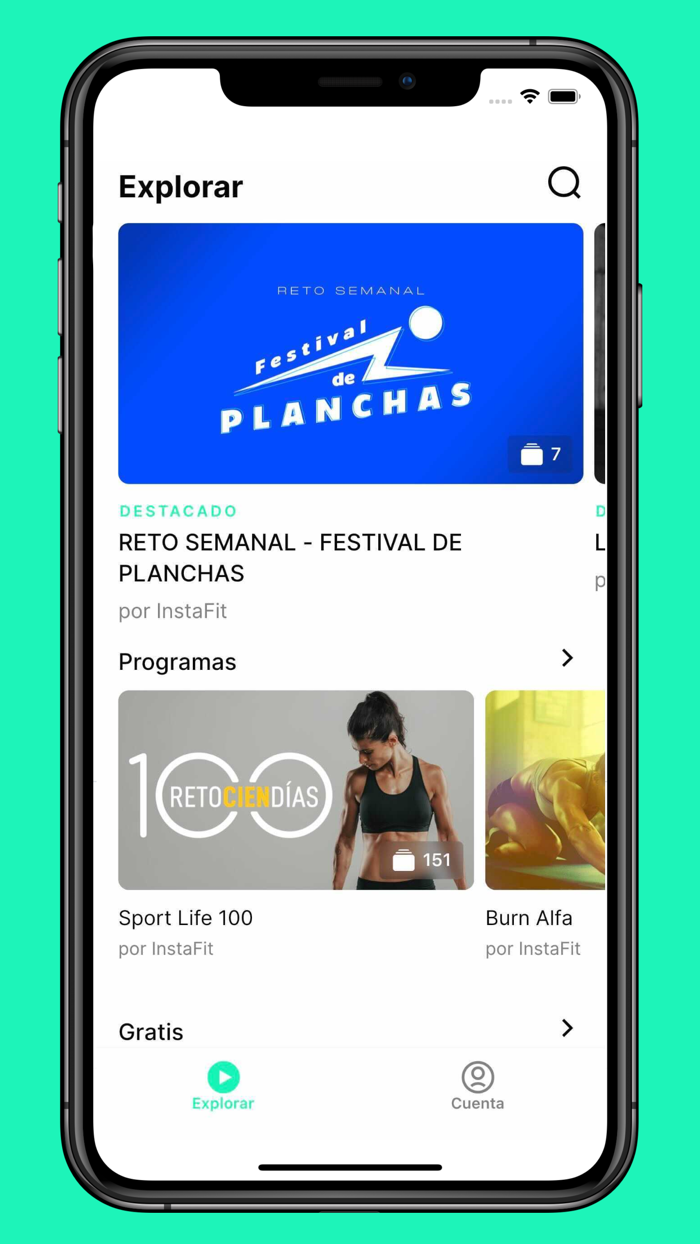InstaFit - Ejercicio en Casa