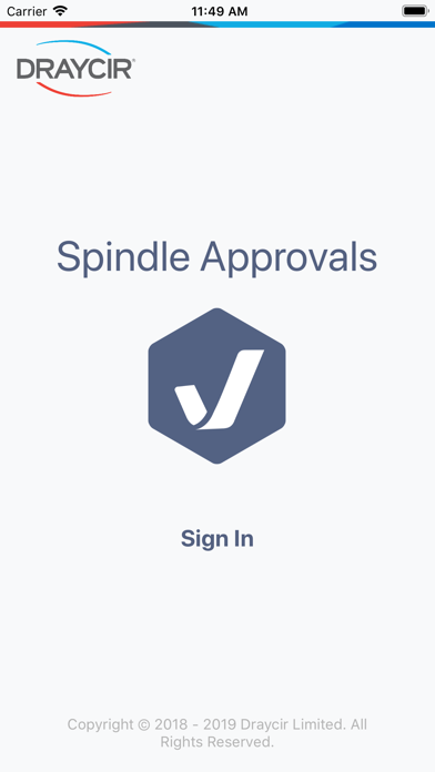 Spindle Approvals Screenshot