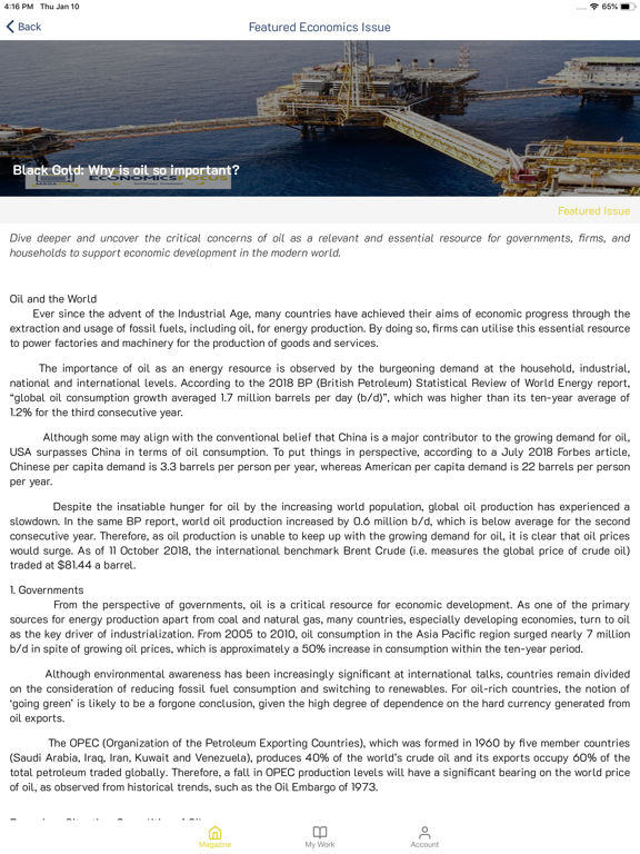 Screenshot #6 pour EconomicsFocus