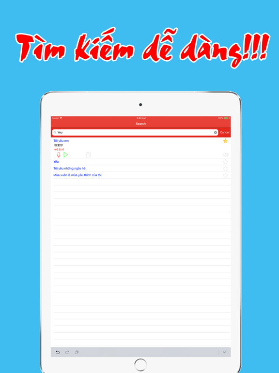 Tiếng Trung Giao Tiếp Mỗi Ngày iPad screenshot 6 - Education app