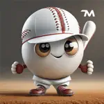 Baseball Faces Stickers App Cancel