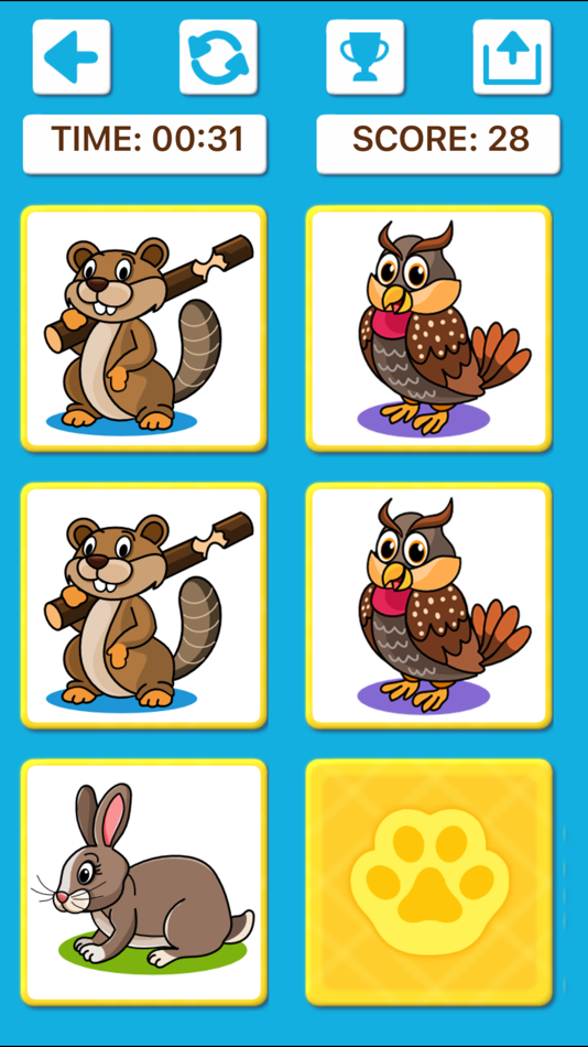 #6. Animal Memory Matching Games (iOS) โดย: Irina Schens