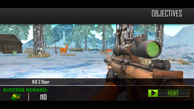 Cervo Caçando Selvagem Animal screenshot 2