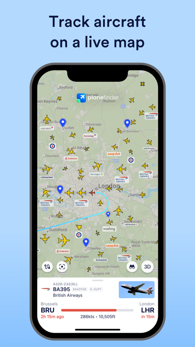 Plane Finder ⁃ Flight Trackerのおすすめ画像5