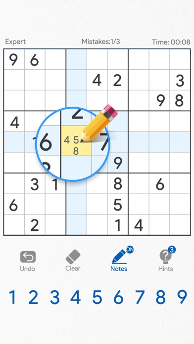 Sudoku Classic Brain Puzzle Screenshot