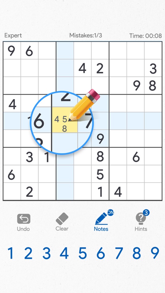 #4. Sudoku Classic Brain Puzzle (iOS) Podle: TOKYO KYOKUJOY LLC