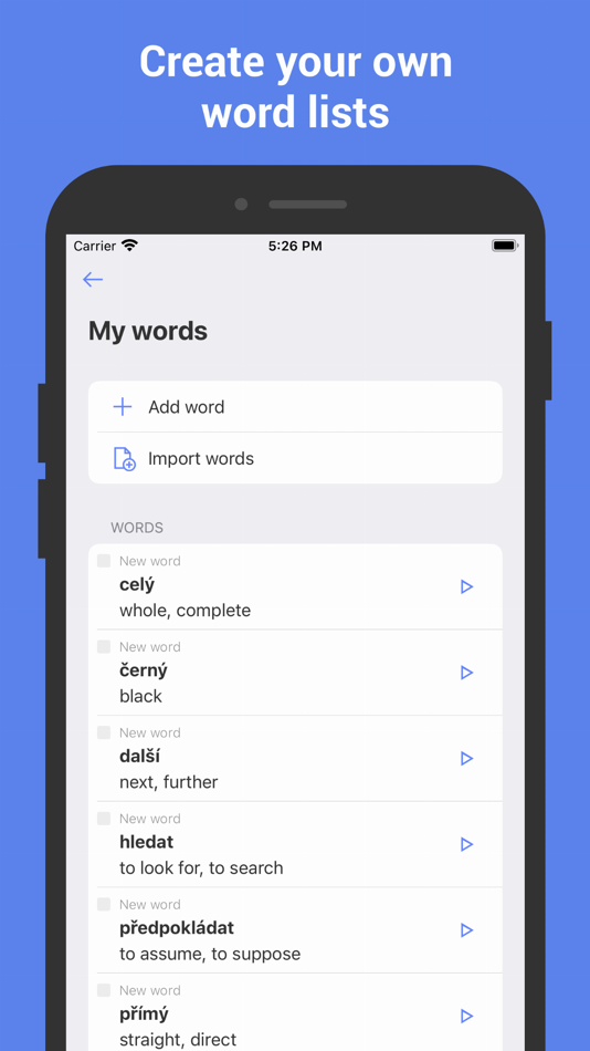#3. Learn Czech with flash cards! (iOS) 由: Nikita Olifer