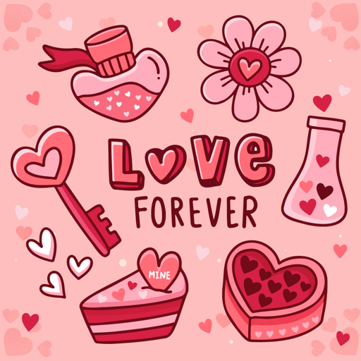 Love & Heart Stickers