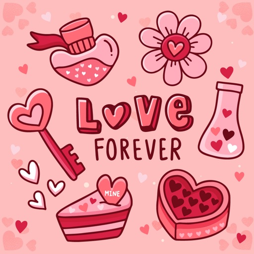 Love & Heart Stickers icon