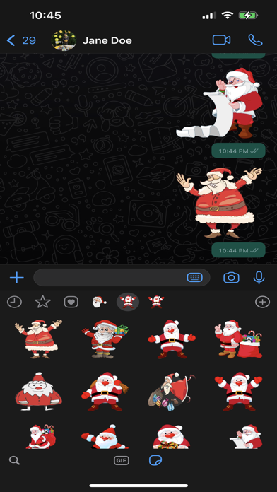 Christmas Stickers WA Screenshot