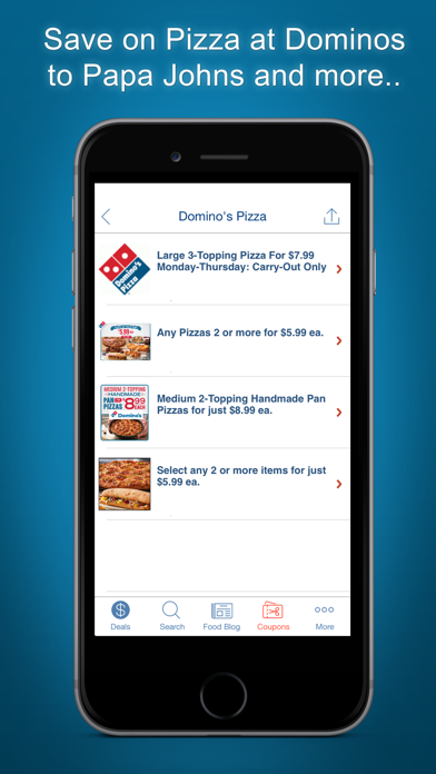 Restaurant Coupons, Food App Screenshot