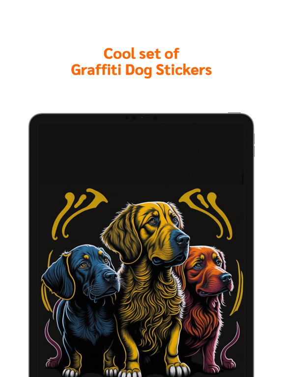 Screenshot #4 pour Graffiti Dog Stickers