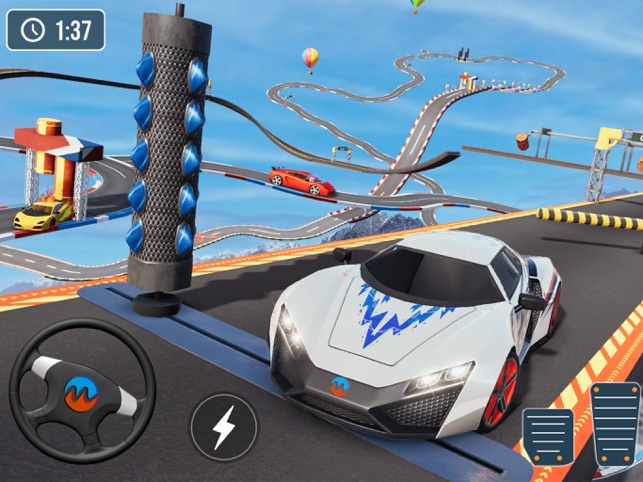 Mega Ramp Crazy Taxi Car Stunts 3D Free: Extreme City GT Racing