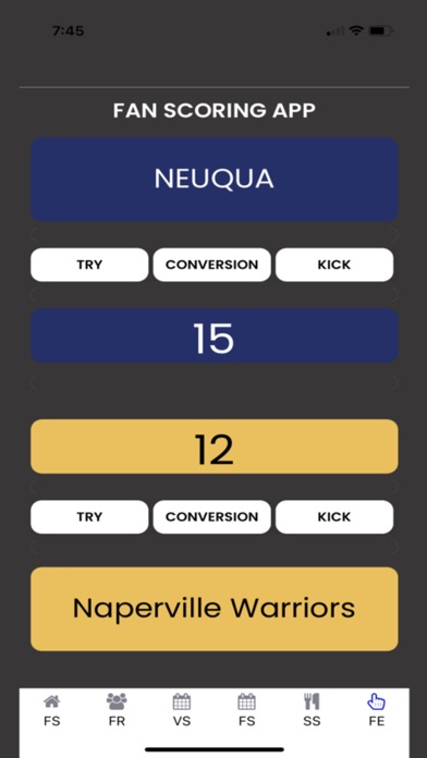 Neuqua Wildcats Rugby Fan App Screenshot