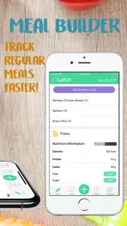 mybites - diet & macro tracker iphone screenshot 4