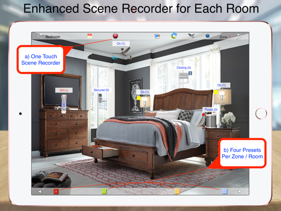 HOS Smart Home BACnet BMS iPad app afbeelding 5