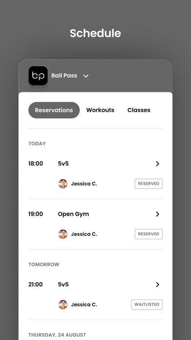 Ballpass TX Screenshot