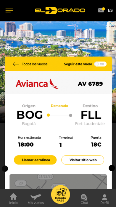 Aeropuerto El Dorado Screenshot