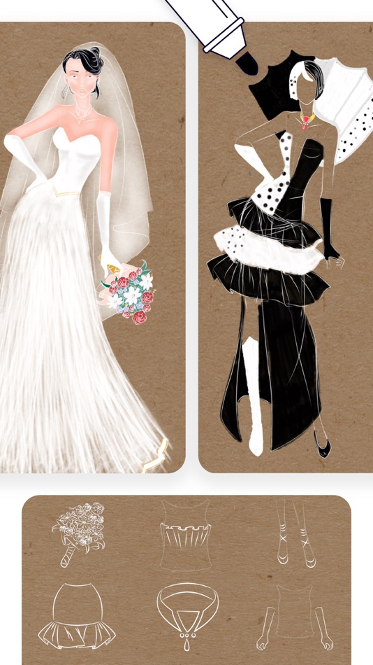 #4. Fashion Design Sketches: Style (iOS) 由: Pocket Art Studio