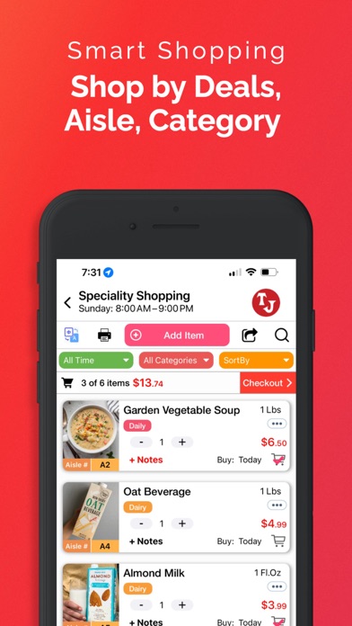 True Chef - Shopping List App Screenshot
