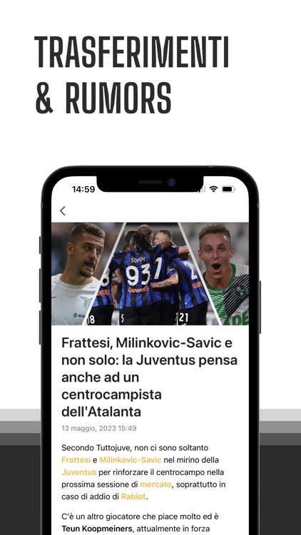 Bianconeri Live: Аpp di calcio screenshot-4