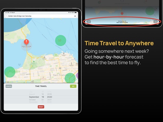 AURA Pro - Weather for Drones iPad screenshot 4 - Weather app