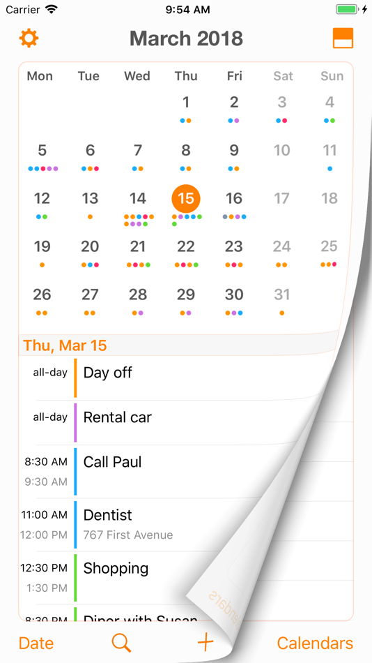 #3. Page Calendar (iOS) 由: Norman Godwin