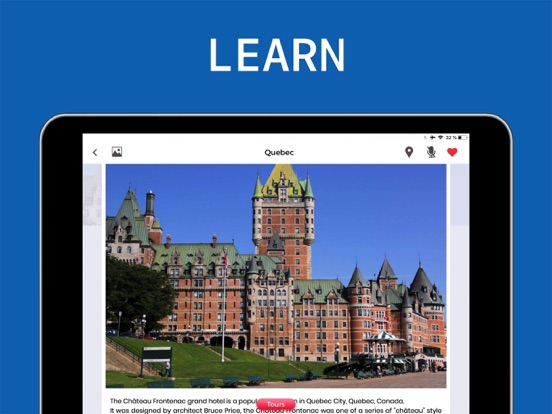 Quebec City Travel Guide iPad screenshot 5 - Travel app