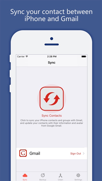Sync your Contacts for Google