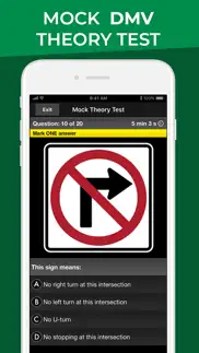 drivers ed: dmv permit test iphone screenshot 2