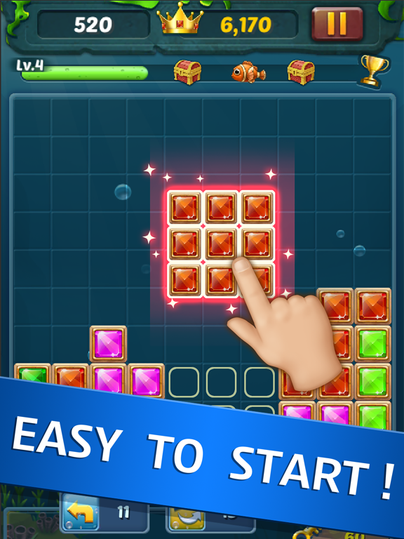 Screenshot #5 pour Block Ocean Puzzle 1010