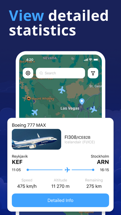 Flight Radar Plane Tracker 24 Screenshot