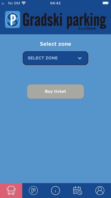 Gradski parking Šibenik Screenshot