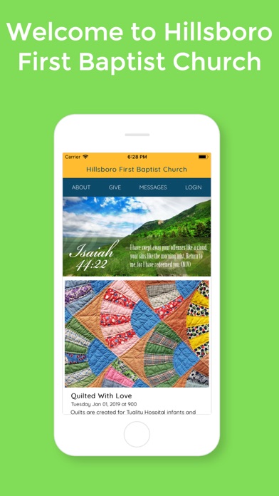 Hillsboro First Baptist Screenshot