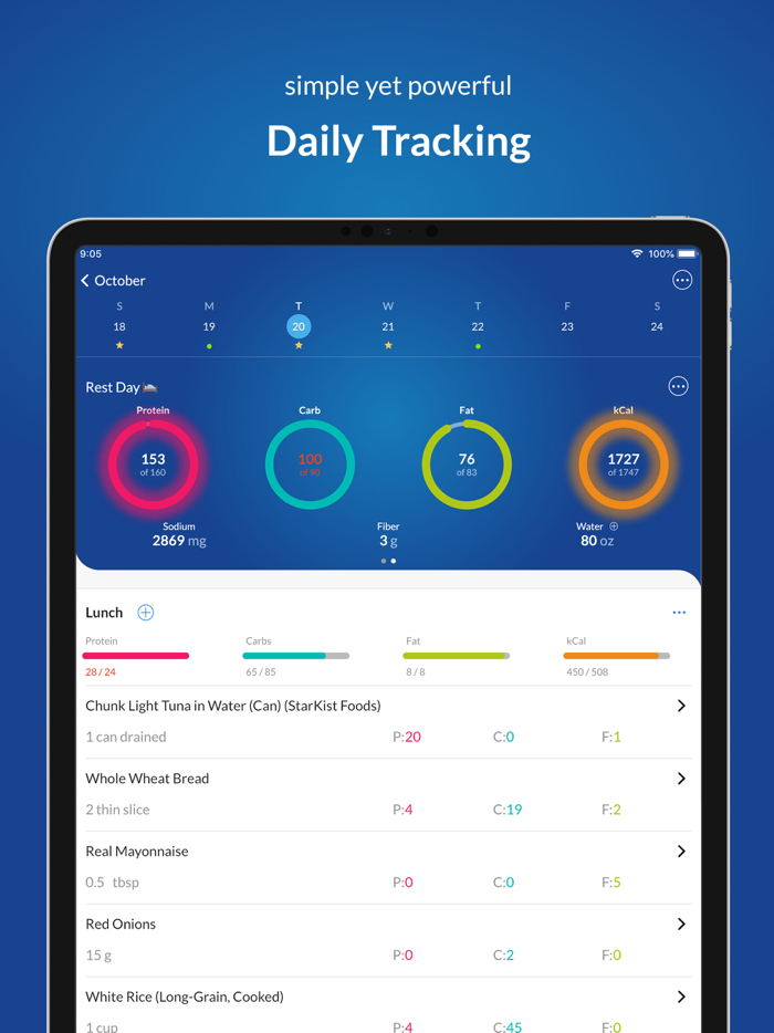 MacrosFirst - Macro Tracker