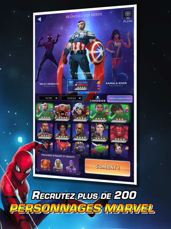 Screenshot #5 pour Quête Puzzle MARVEL: RPG Héros