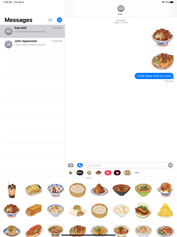 Screenshot #4 pour Taiwanese Snacks Stickers