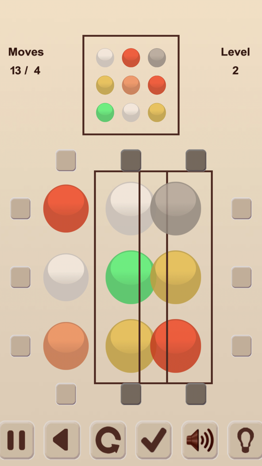 #3. Puzzle Rows and Columns (iOS) 由: Ruslan Goncharenko
