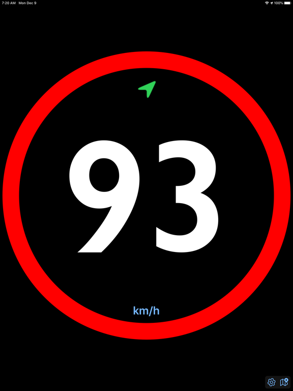 Speed Limit Speedometer iPad screenshot 4 - Navigation app