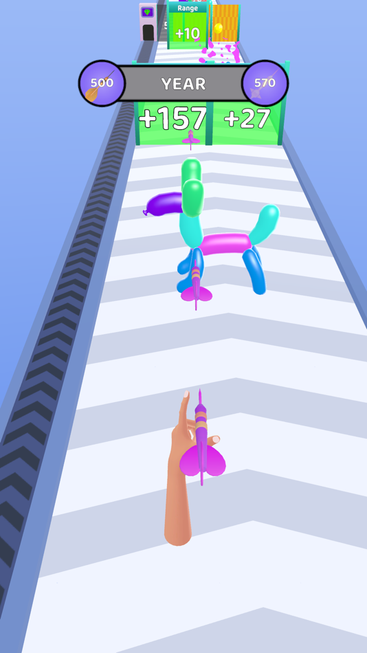 #1. Balloon Dart Run (iOS) 由: Taninty Game Studio