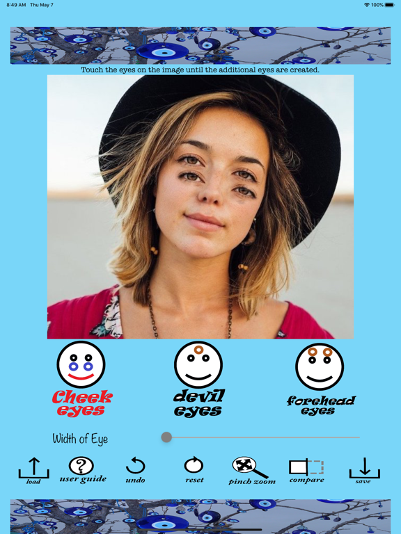 Weirdest Weird Fun Eye Editor iPad screenshot 4 - Photo & Video app