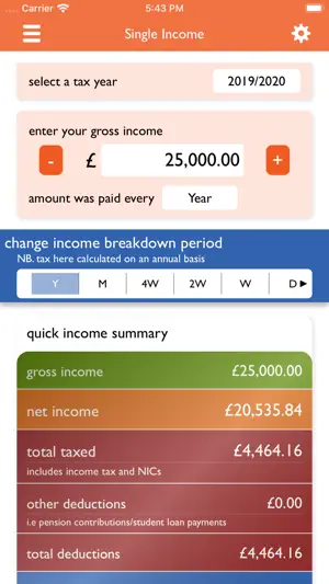 UK Tax Calculators 2024-2025 screenshot 1