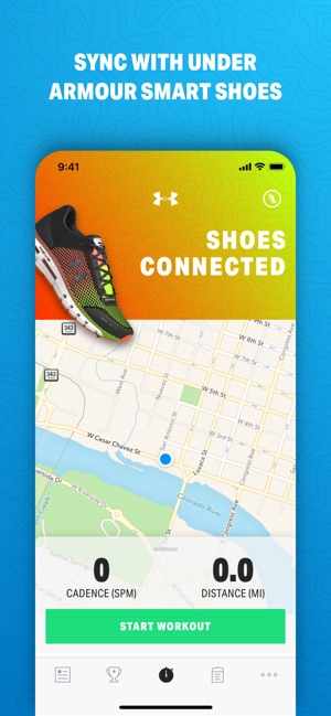 Map My Run Under Armour the Store