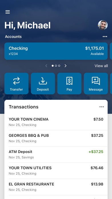 Frontier-OK Banking Screenshot