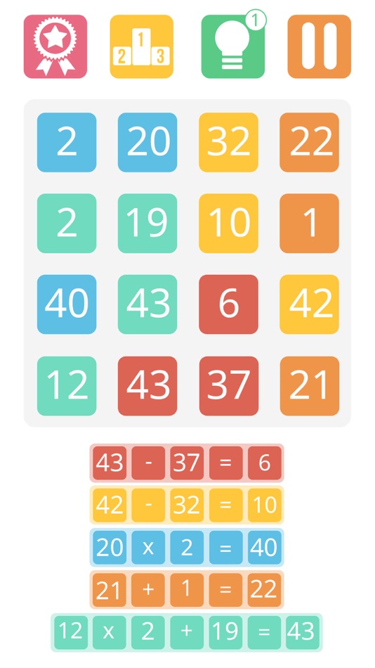 #4. RESOLVE : a math game (iOS) 来自: PLAYTOUCH