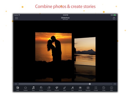 Screenshot #1 for Slideshow with Music Pro